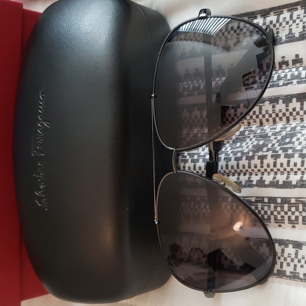 Salvatore Ferragamo SF118SL Aviator Sunglasses
